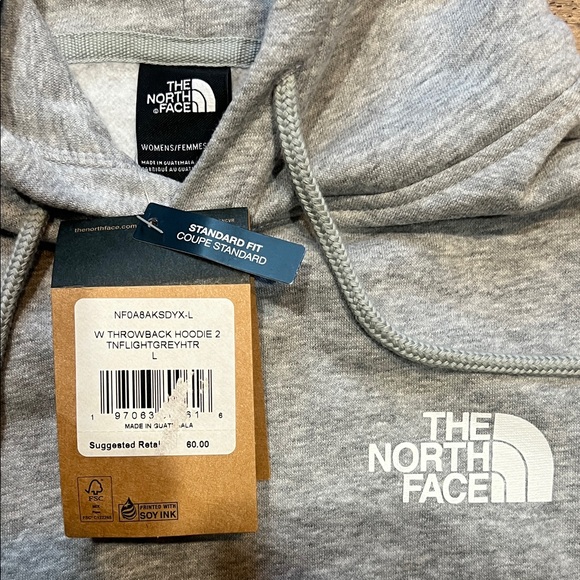 The North Face throwback hoodie 2 - Picture 3 of 4